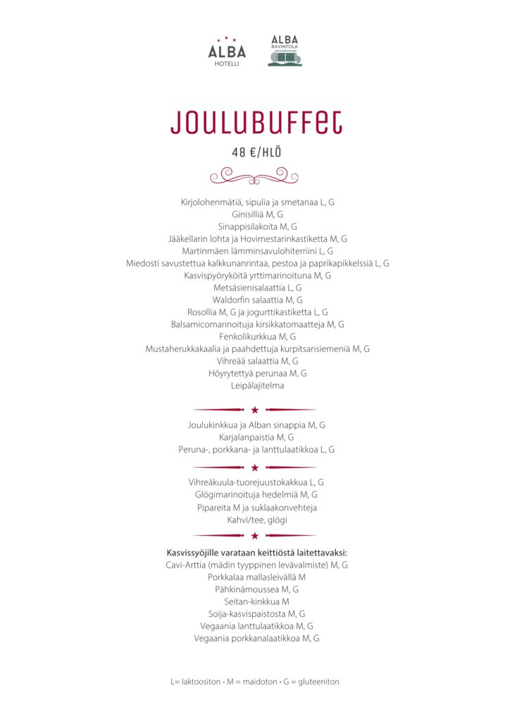 Joulubuffet Jyväskylä