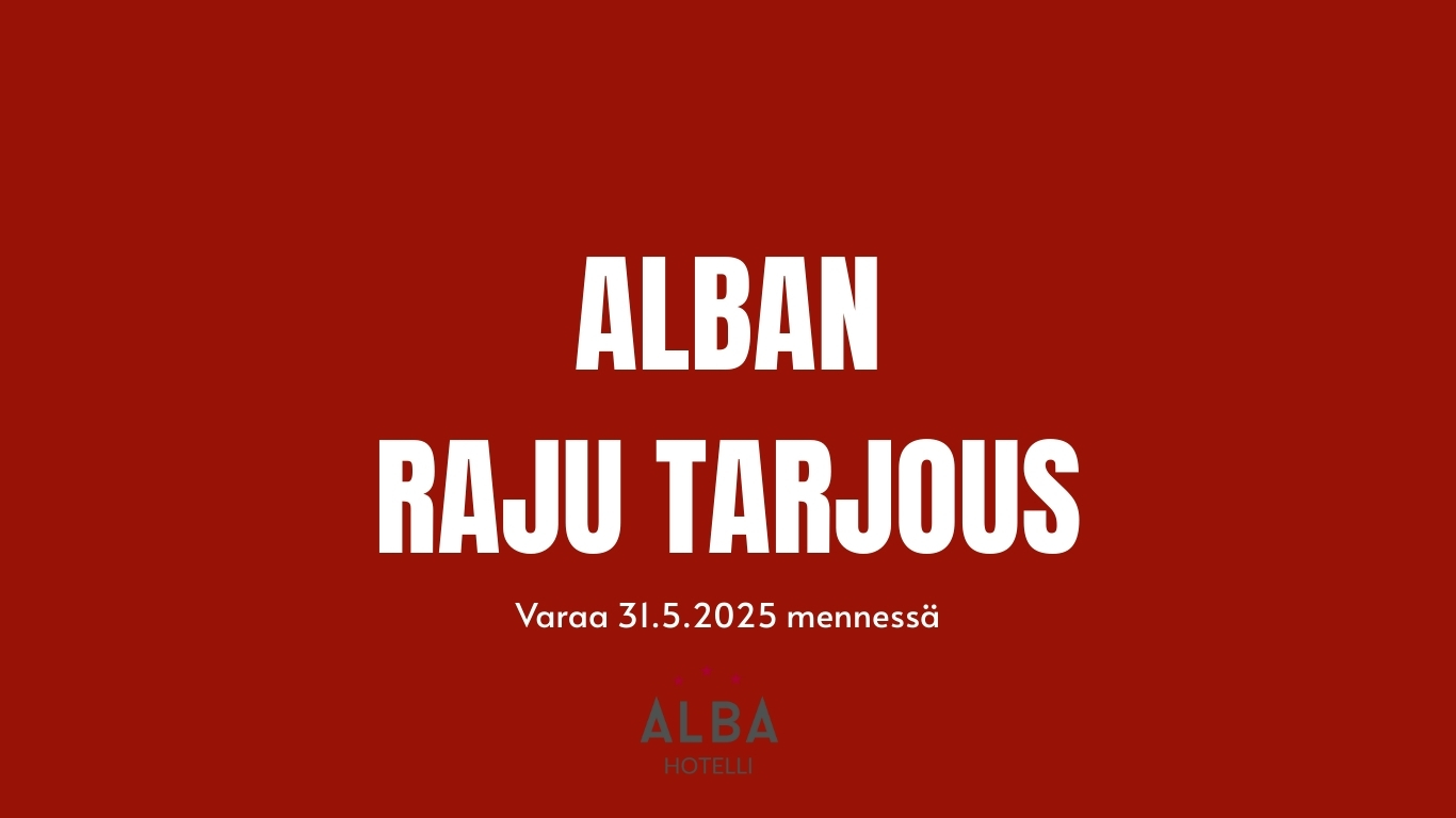 Mainos tarjoushintaisesta majoituksesta